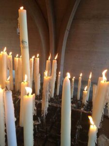 Photo cierges Lourdes - Espérance et Vie