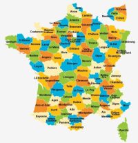 Carte de France diocèses